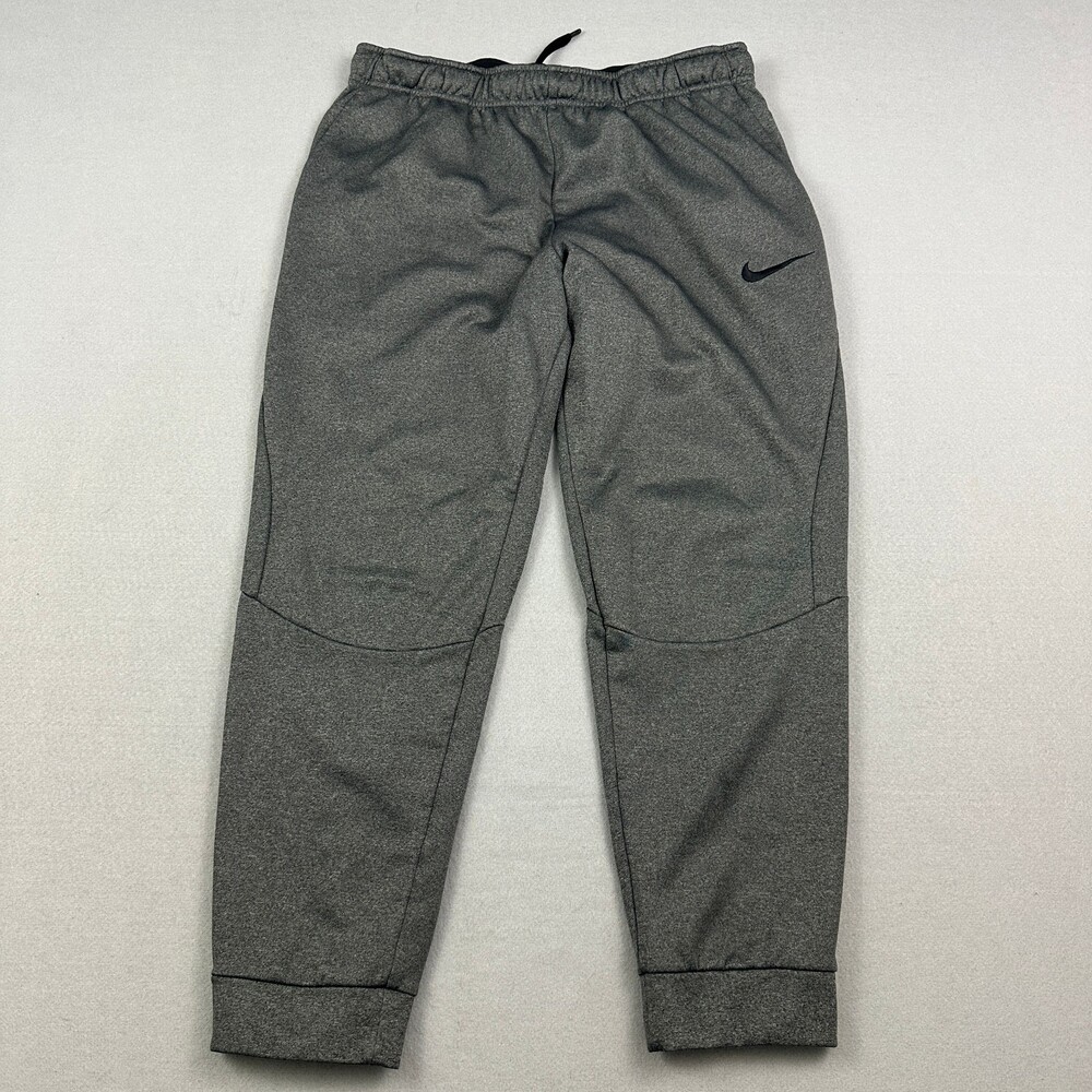 Nike Pants Men Extra Large Gray Tapered Fleece Joggers Dri Fit Sweatpants XL